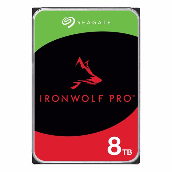 Fotografija izdelka SEAGATE IronWolf PRO NAS 8TB 3,5" SATA3 256MB 7200rpm (ST8000NT001) trdi disk