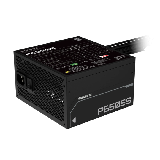 Fotografija izdelka Gigabyte napajalnik P650SS 650W 80 Plus Silver