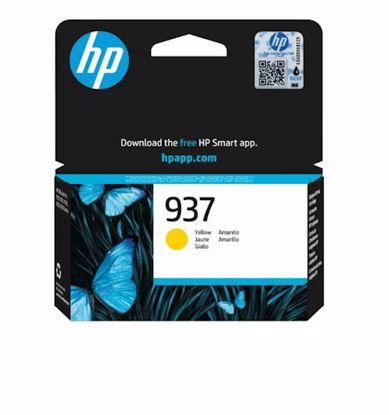 Fotografija izdelka Kartuša HP 937 4S6W4NE Rumena Original