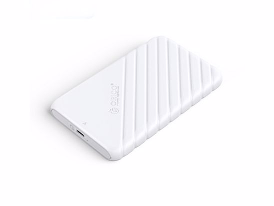 Fotografija izdelka Zunanje ohišje za 2,5'' HDD/SSD, USB-C 3.1 UASP v SATA3, tool-free, belo, ORICO 25PW1C-C3