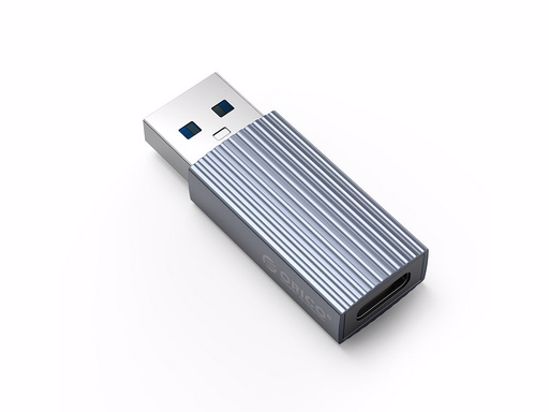 Fotografija izdelka Adapter USB-A v USB-C, USB 3.1, 10Gbps, ALU, ORICO AH-AC10