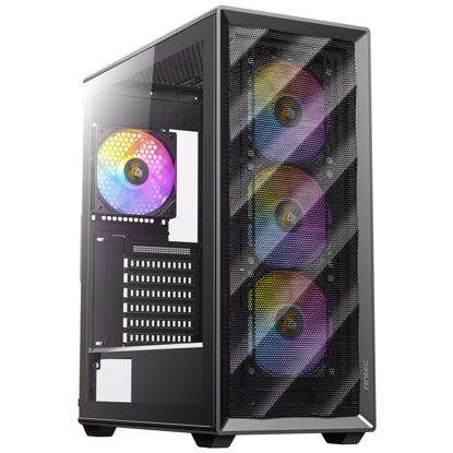 Fotografija izdelka ANTEC AX85 Midi-ATX RGB okno gaming črno ohišje