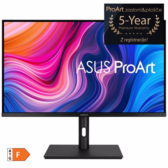 Fotografija izdelka ASUS ProArt PA328CGV 81,28cm (32") QHD IPS 165Hz DP/HDMI/USB-C HDR600 FreeSync zvočniki profesionalni monitor