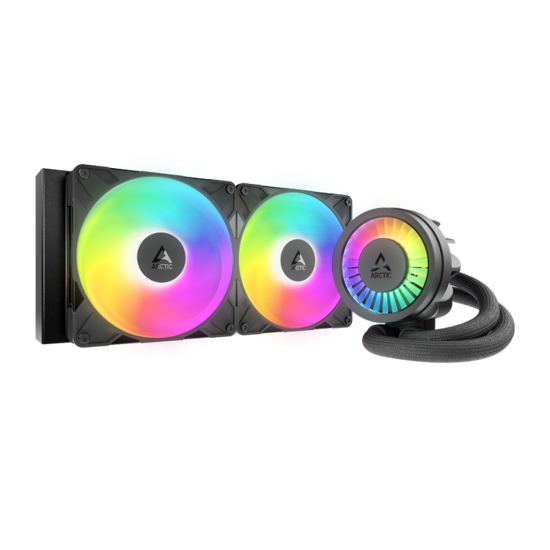 Fotografija izdelka ARCTIC LIQUID FREEZER III PRO 280mm A-RGB vodno hlajenje za INTEL/AMD procesorje (črn)