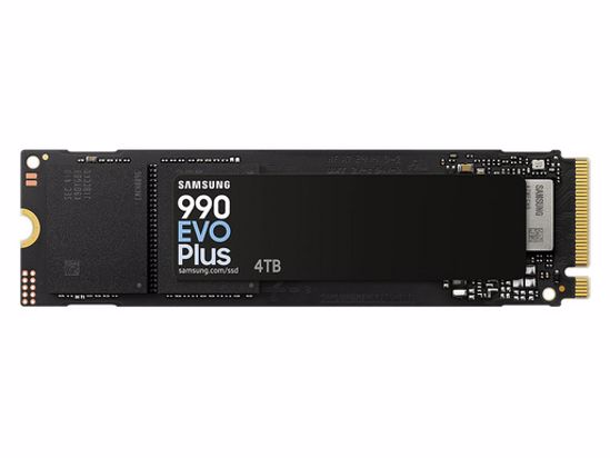 Fotografija izdelka SSD 4TB M.2 80mm PCI-e 5.0 x2 NVMe, V-NAND, Samsung 990 EVO Plus (MZ-V9S4T0BW)