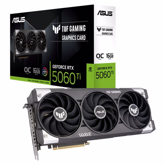 Fotografija izdelka ASUS TUF GeForce RTX 5060 Ti OC 16GB GDDR7 (TUF-RTX5060TI-O16G-GAMING) grafična kartica