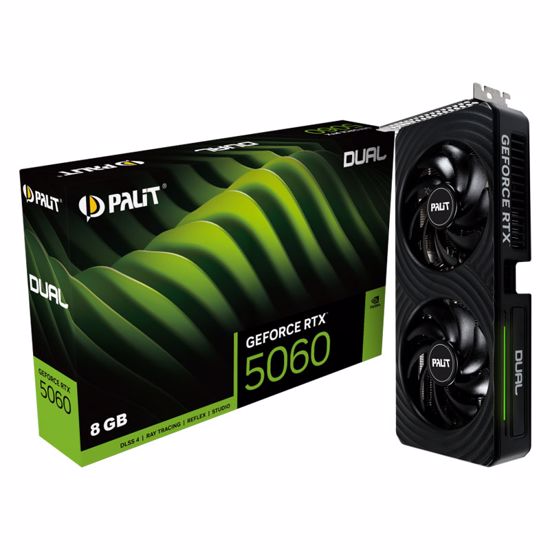 Fotografija izdelka PALIT Dual GeForce RTX 5060 8GB GDDR7 grafična kartica
