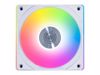 Fotografija izdelka Ventilator za ohišje Lian Li UNI FAN CL Wireless 120 Reverse Blade ARGB PWM 120mm, bel