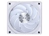 Fotografija izdelka Ventilator za ohišje Lian Li UNI FAN CL Wireless 120 Reverse Blade ARGB PWM 120mm, bel