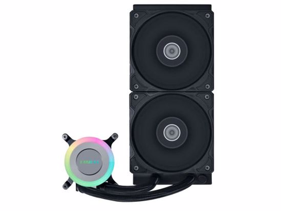 Fotografija izdelka Komplet za tekočinsko hlajenje AIO Liquid Cooler Lian Li GA II Lite 240 Performance, črn