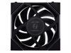 Fotografija izdelka Ventilator za ohišje Lian Li UNI FAN TL Wireless LCD 120 Reverse Blade ARGB PWM 120mm, 3 Pack + Kontroler, črn