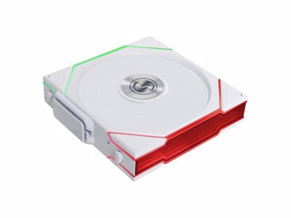 Fotografija izdelka Ventilator za ohišje Lian Li UNI FAN TL Wireless 120 Reverse Blade ARGB PWM 120mm, bel