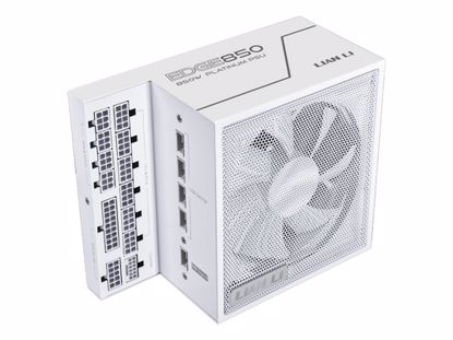 Fotografija izdelka Napajalnik ATX Lian Li EDGE 850W, 80 PLUS Platinum, 12VHPWR, Modularni, bel