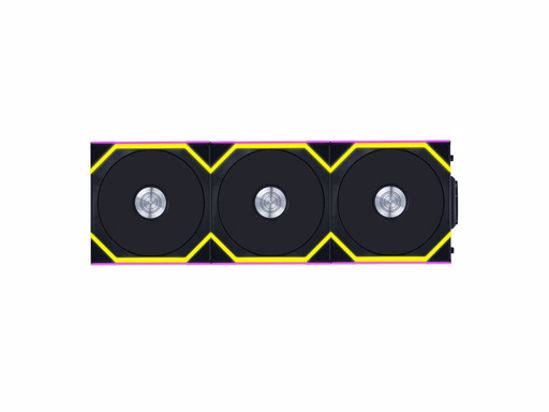 Fotografija izdelka Ventilator za ohišje Lian Li UNI FAN SL Wireless 120 Reverse Blade ARGB PWM 120mm, 3 Pack + Kontroler, črn