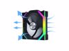 Fotografija izdelka Ventilator za ohišje Lian Li UNI FAN SL Wireless 120 Reverse Blade ARGB PWM 120mm, črn