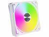 Fotografija izdelka Ventilator za ohišje Lian Li UNI FAN AL120 V2 RGB PWM 120mm, 3 Pack + Kontroler, bel