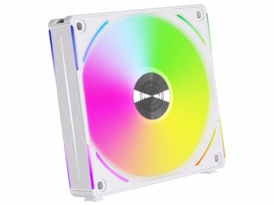 Fotografija izdelka Ventilator za ohišje Lian Li UNI FAN AL120 V2 RGB PWM 120mm, bel