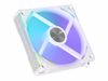 Fotografija izdelka Ventilator za ohišje Lian Li UNI FAN AL120 V2 RGB PWM 120mm, bel