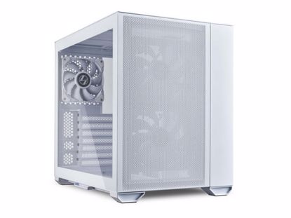 Fotografija izdelka Računalniško ohišje Lian Li O11 Air Mini, ATX, Midi-Tower, kaljeno steklo, belo