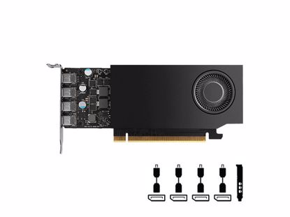 Fotografija izdelka Grafična kartica NVIDIA RTX A400, 4GB GDDR6, PCIe 4.0 x8, 4x mDP-DP, Low Profile, PNY