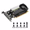 Fotografija izdelka Grafična kartica NVIDIA T1000, 8GB GDDR6, PCIe 3.0 x16, 4x mDP-DP, Low Profile, PNY