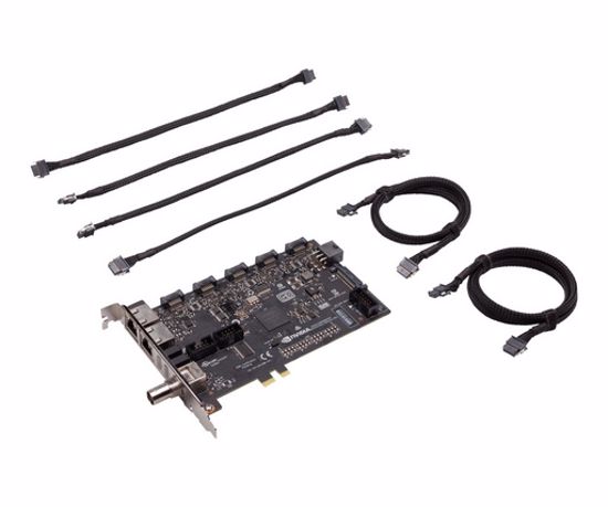 Fotografija izdelka Grafična kartica Quadro Sync Board II, PCIe, 2x RJ45 1x BNC, PNY