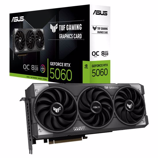 Fotografija izdelka ASUS TUF GeForce RTX 5060 8GB GDDR7 OC (TUF-RTX5060-O8G-GAMING) grafična kartica