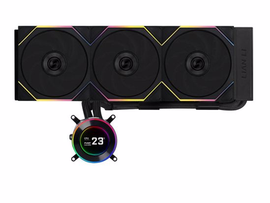 Fotografija izdelka Komplet za tekočinsko hlajenje AIO Liquid Cooler Lian Li HydroShift II LCD-C 360TL, črn