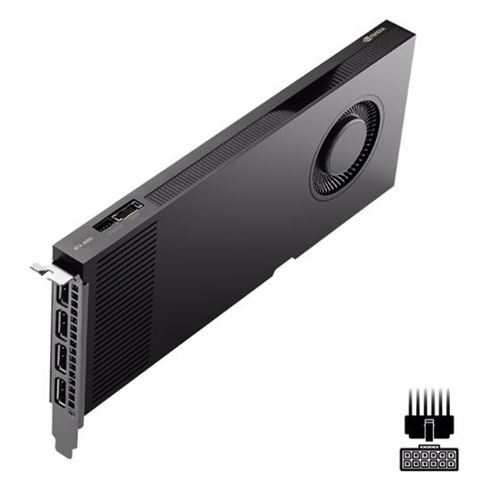 Fotografija izdelka PNY NVIDIA RTX 4000 Ada 20GB GDDR6 (VCNRTX4000ADA-PB) profesionalna grafična kartica