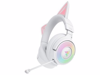 Fotografija izdelka Slušalke Razer Kraken Kitty V3 Pro, bele