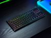 Fotografija izdelka Tipkovnica Razer BlackWidow V4 Low-profile Tenkeyless HyperSpeed, Zelena stikala, US SLO g.