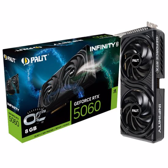 Fotografija izdelka PALIT GeForce RTX 5060 Infinity 2 OC 8GB GDDR7 grafična kartica