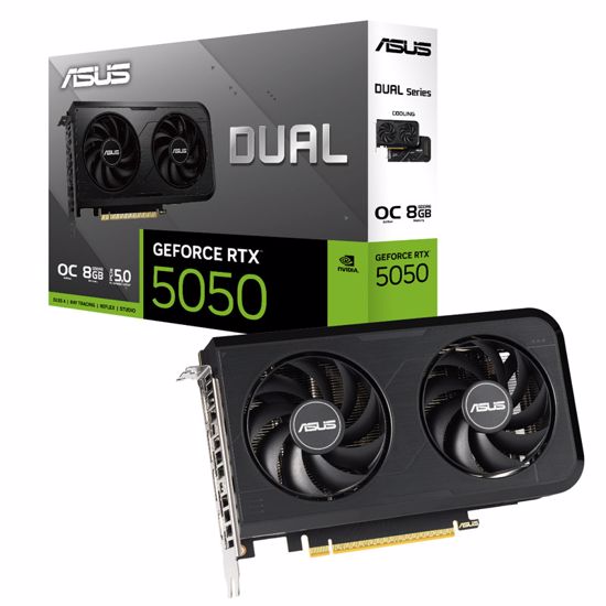 Fotografija izdelka ASUS Prime GeForce RTX 5050 OC 8GB GDDR6 (DUAL-RTX5050-O8G) grafična kartica