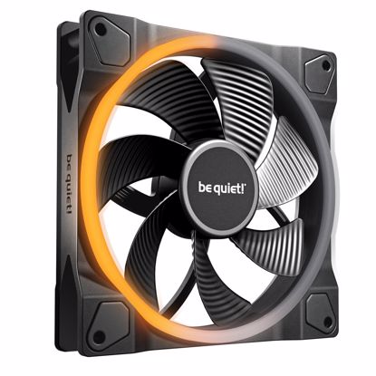 Fotografija izdelka BE QUIET! LIGHT WINGS (BL134) Reverse 140mm 4-pin PWM ARGB črn ventilator