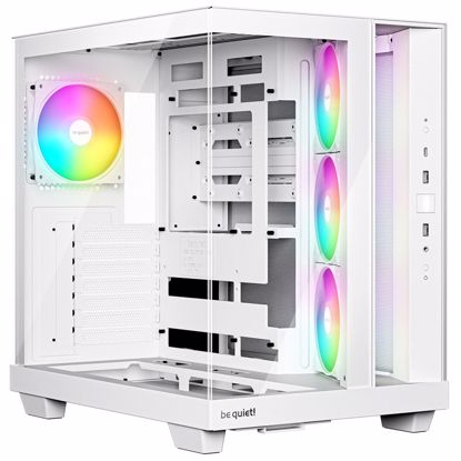 Fotografija izdelka BE QUIET! Light Base 500 LX (BGW86) midi-ATX RGB okno belo ohišje