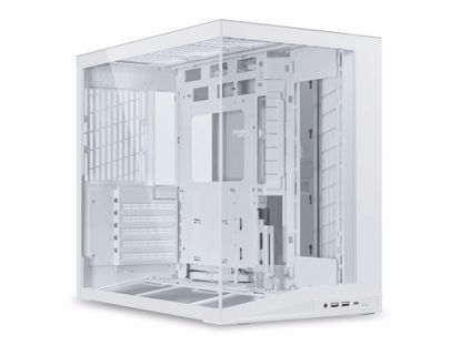 Fotografija izdelka Računalniško ohišje Lian Li O11 Dynamic Mini V2, ATX, Midi-Tower, kaljeno steklo, belo