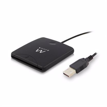 Fotografija izdelka Čitalec pametnih kartic USB 2.0, črn, Ewent