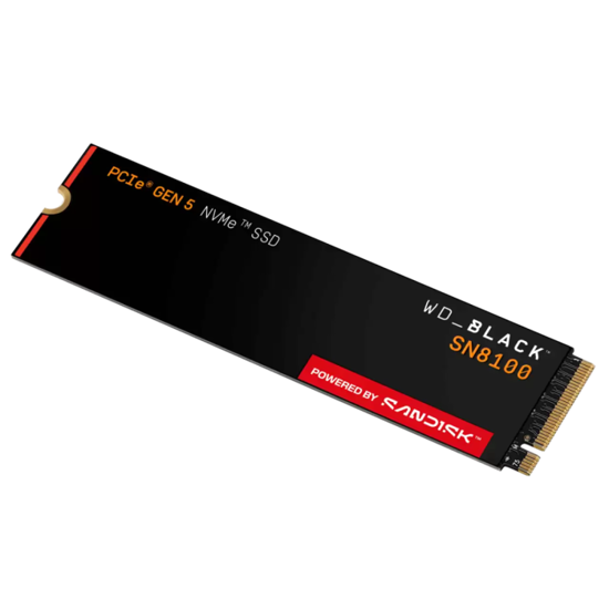 Fotografija izdelka WD 8TB Black SN8100 M.2 2280 PCI-e 5.0 NVMe 2.0 SSD disk