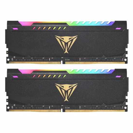 Fotografija izdelka Patriot Viper Steel RGB Kit 32GB (2x16GB) DDR4-3600 DIMM CL20, 1.35V