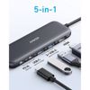 Fotografija izdelka Anker 332 USB-C Hub, 5v1