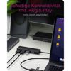 Fotografija izdelka Icybox IB-HUB1424-C3 4-Port Hub z priključkom USB 3.2 Gen 1 Type-C in Type-A
