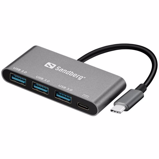 Fotografija izdelka Sandberg USB-C to 3x USB 3.0 + PD Hub