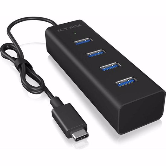 Fotografija izdelka IcyBox IB-HUB1409-C3 4-portni Hub s priključkom USB-C 3.0