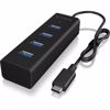 Fotografija izdelka IcyBox IB-HUB1409-C3 4-portni Hub s priključkom USB-C 3.0