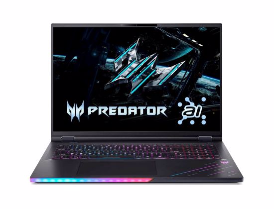 Fotografija izdelka Prenosnik ACER PH18-73-90M8 Ultra 9 275HX/64GB/SSD 1TB/18'' WQUXGA 120Hz/RTX 5090 24GB/W11P/AI