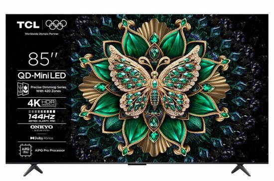 Fotografija izdelka TCL 4K QD-Mini LED TV 85C61K, Google TV, 144Hz, Onkyo zvok z Dolby Atmos