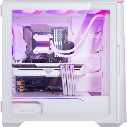 Fotografija izdelka PHANTEKS ECLIPSE G500A TEMPERED GLASS D-RGB LED ATX belo ohišje