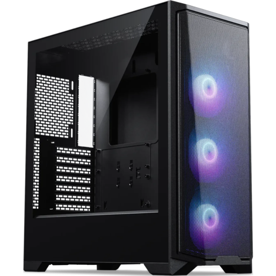 Fotografija izdelka PHANTEKS ECLIPSE G370A TEMPERED GLASS D-RGB LED ATX črno ohišje
