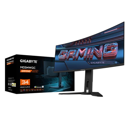 Fotografija izdelka GIGABYTE MO34WQC 34 OLED Gaming WQHD monitor