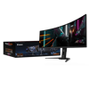 Fotografija izdelka GIGABYTE AORUS CO49DQ 49 OLED DQHD ukrivljen monitor, 5120 x 1440, 0.03ms, 144Hz, zvočniki